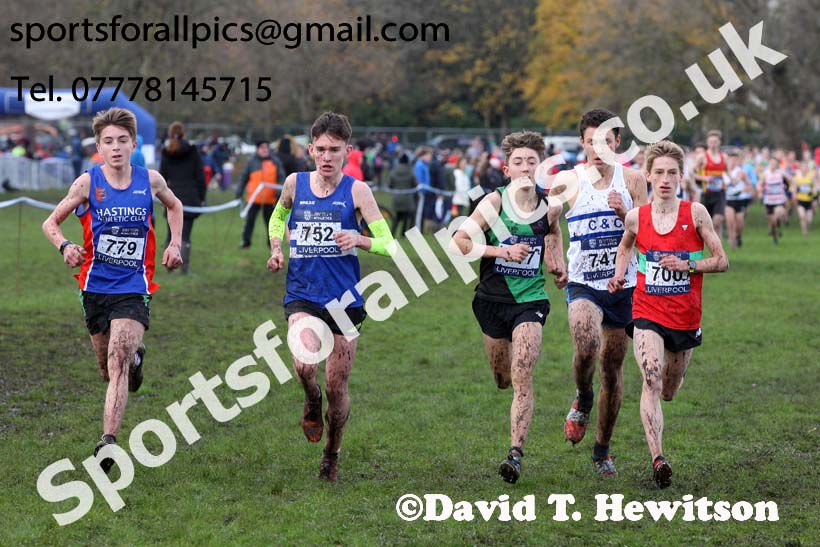 Mens under-17s  2017 British Athletics Liverpool Cross Challenge, Sefton Park, Liverpool. Photo:  David T. Hewitson/Sports for All Pics